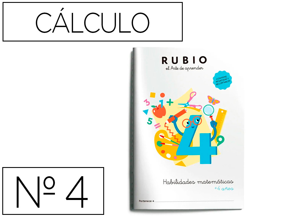 CUADERNO RUBIO HABILIDADES MATEMATICAS + 4 AOS