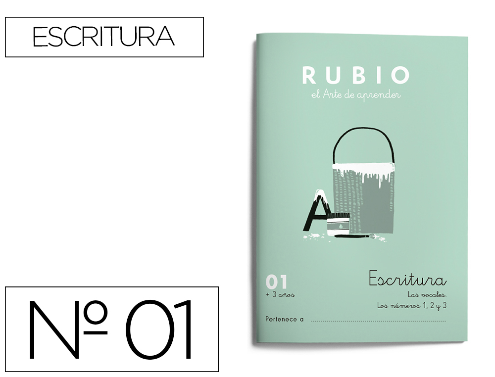 CUADERNO RUBIO CALIGRAFIA N 01