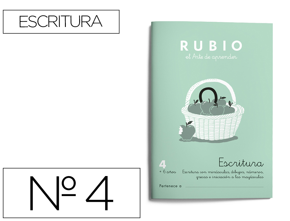 CUADERNO RUBIO CALIGRAFIA N 4