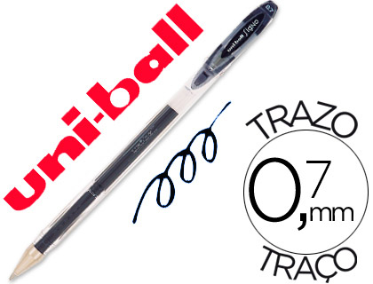 BOLIGRAFO UNI-BALL ROLLER UM-120 SIGNO 0,7 MM TINTA GEL COLOR NEGRO